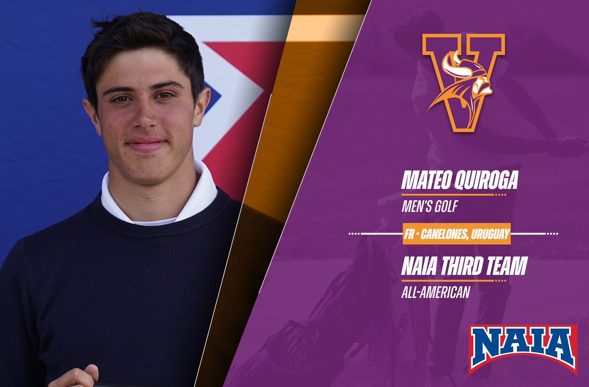 Mateo Quiroga Named Men's Golf All-American