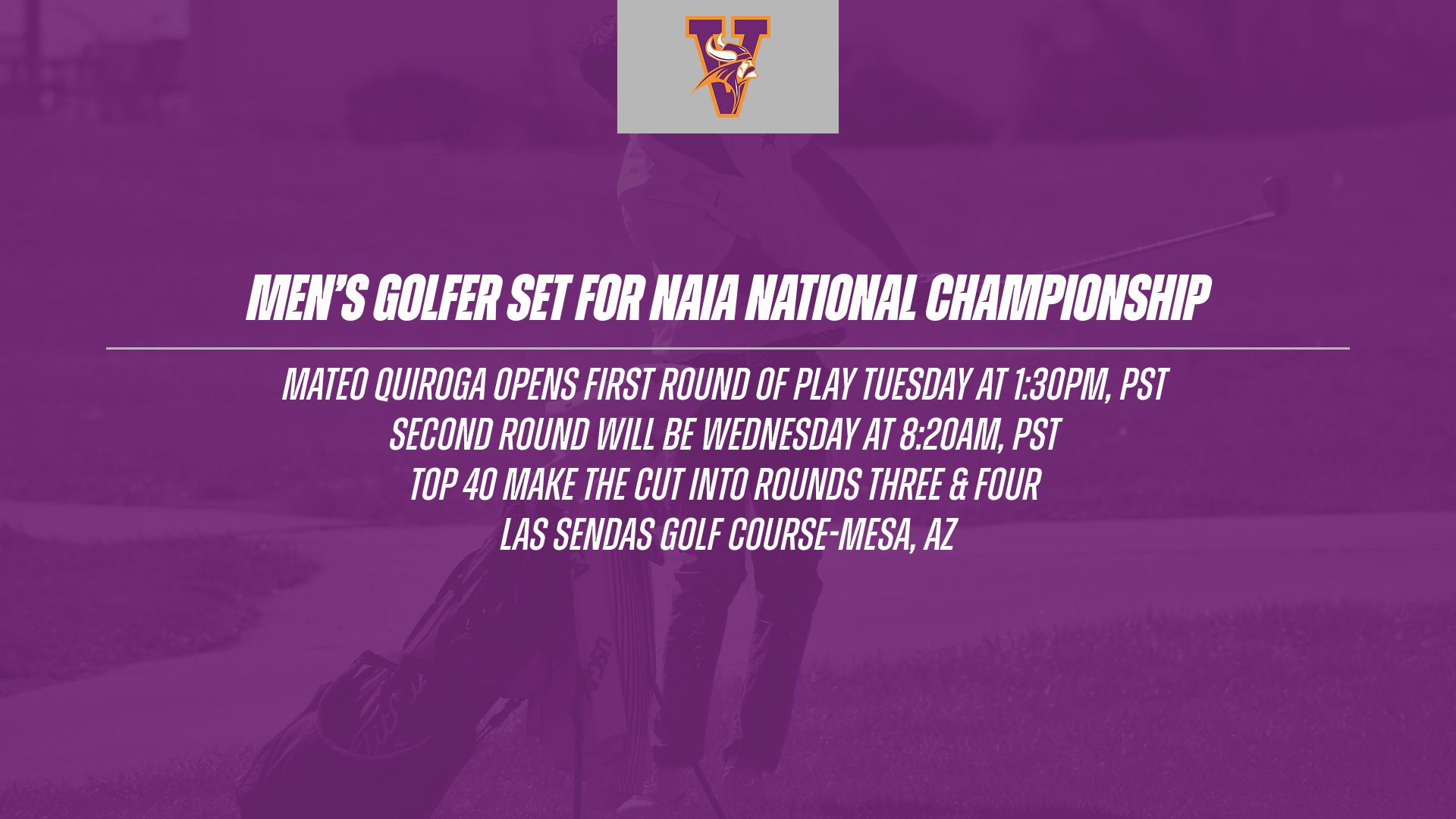 Men's Golfer Set for National Championship
