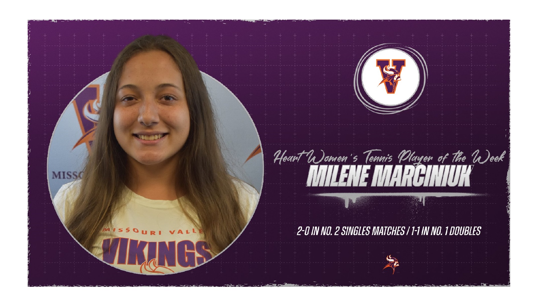 Women's Tennis Student-Athlete Earns Weekly Heart Award