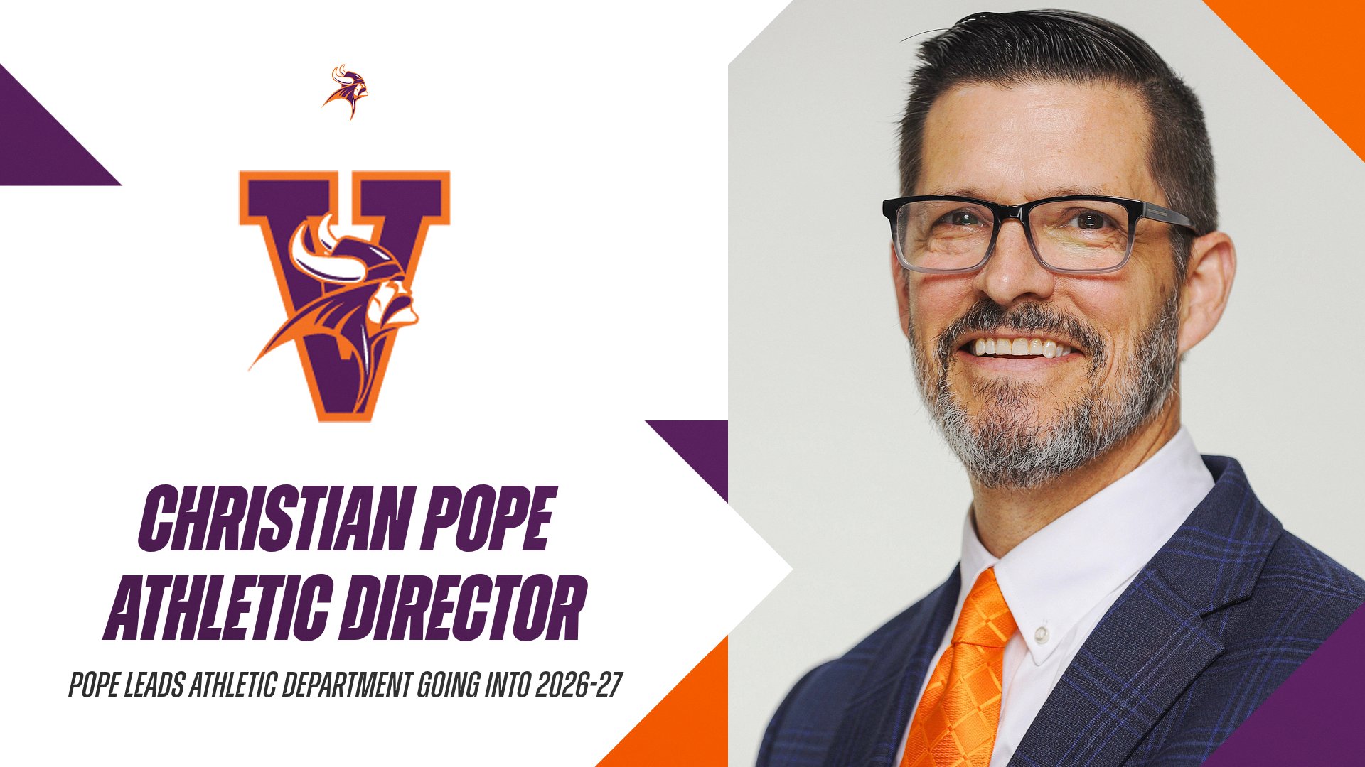 Christian Pope Hired as New Athletic Director