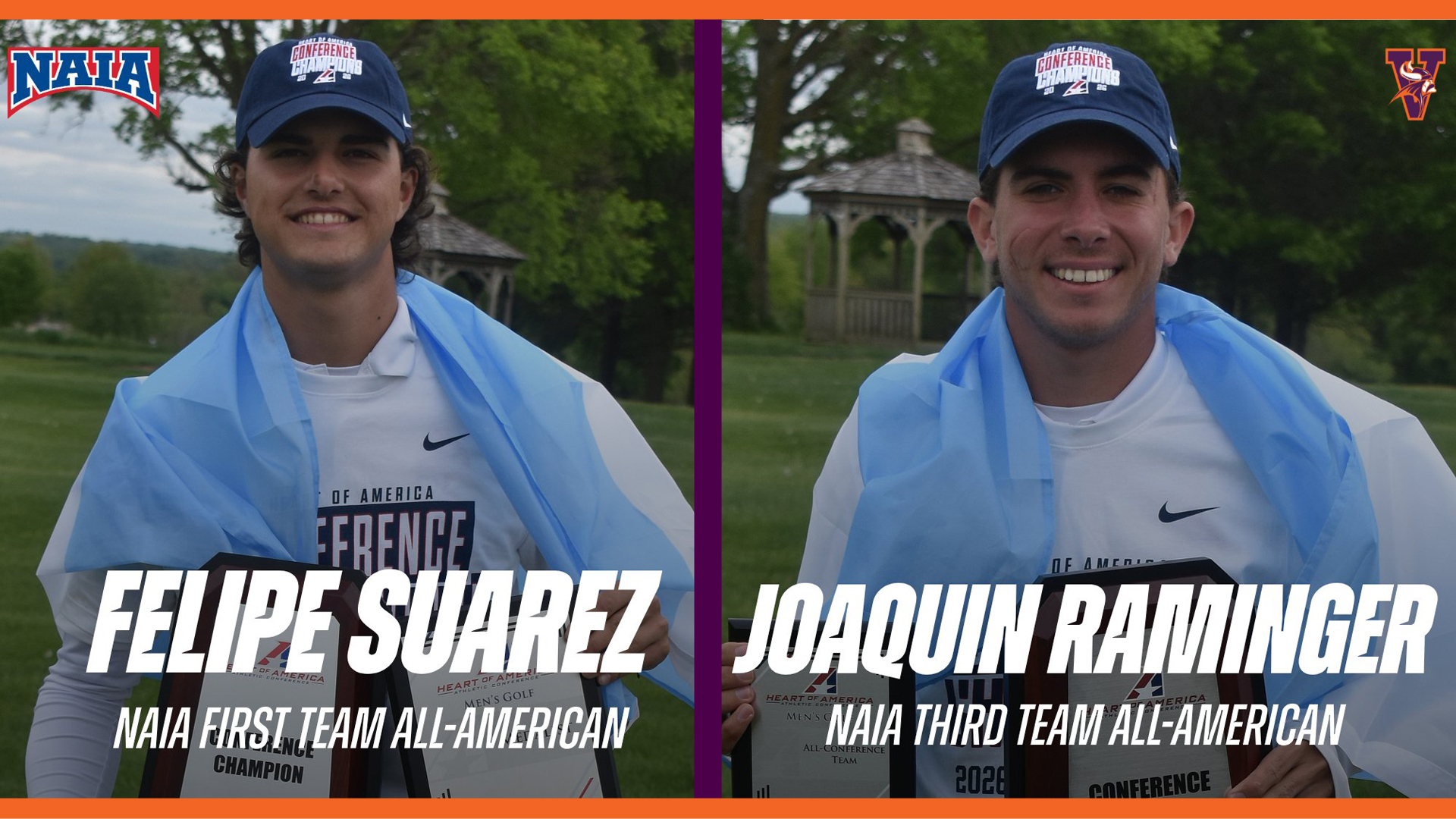 Men's Golfing Pair Named NAIA All-Americans