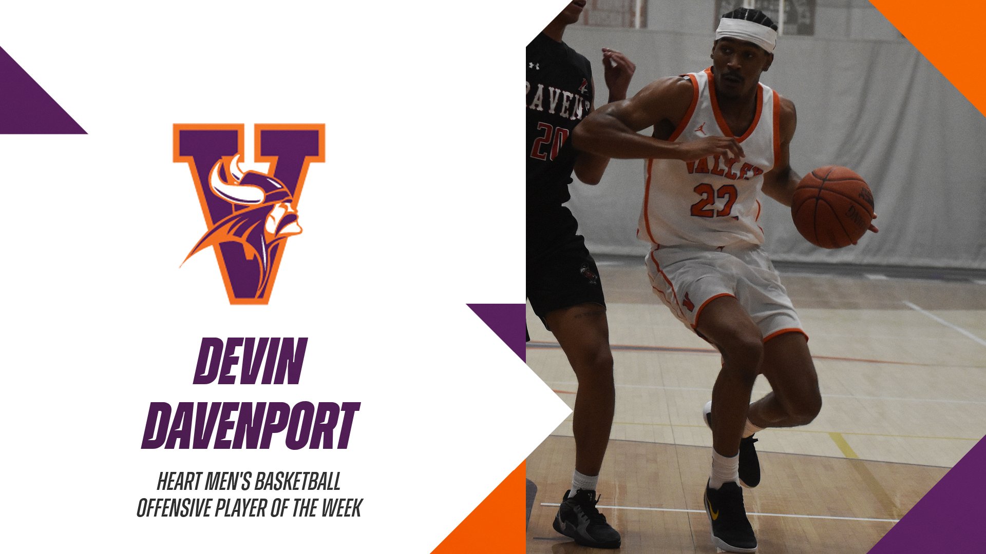 Men's Basketball Student-Athlete Earns Weekly Heart Award