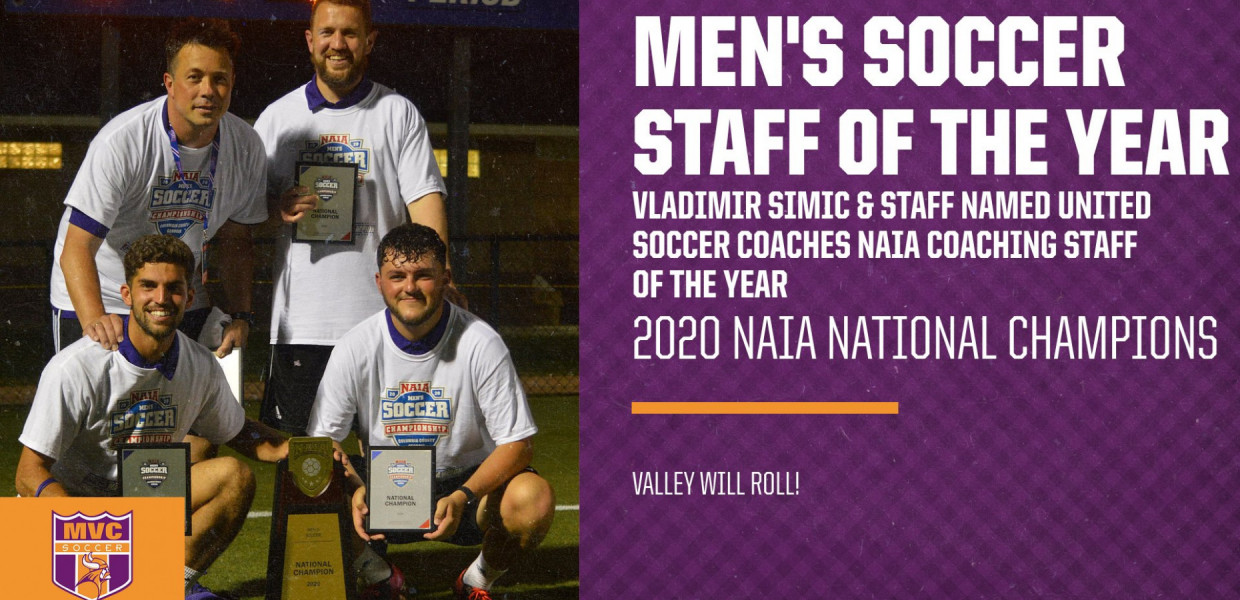 Men's Soccer Named Coaching Staff of the Year