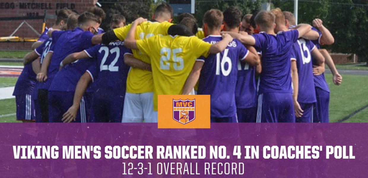 Men's Soccer Moves Up in Latest Coaches' Poll