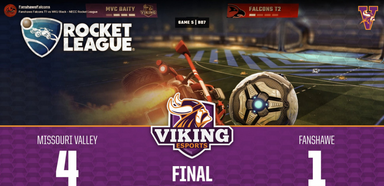 eSports Rocket League Teams Tops Fanshawe in Winner's Bracket Series