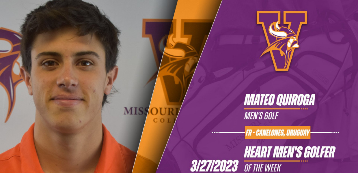 Men's Golfer Earns Weekly Heart Award