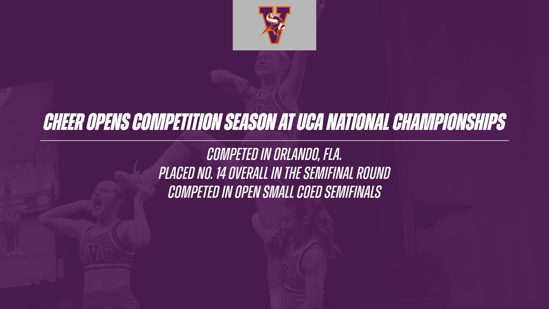 Cheer Team Competes at UCA National Championships