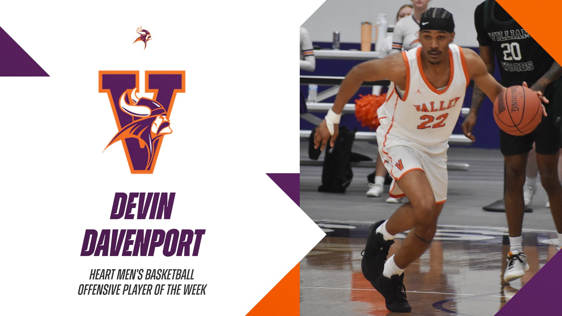 Men's Basketball Student-Athlete Earns Weekly Heart Award