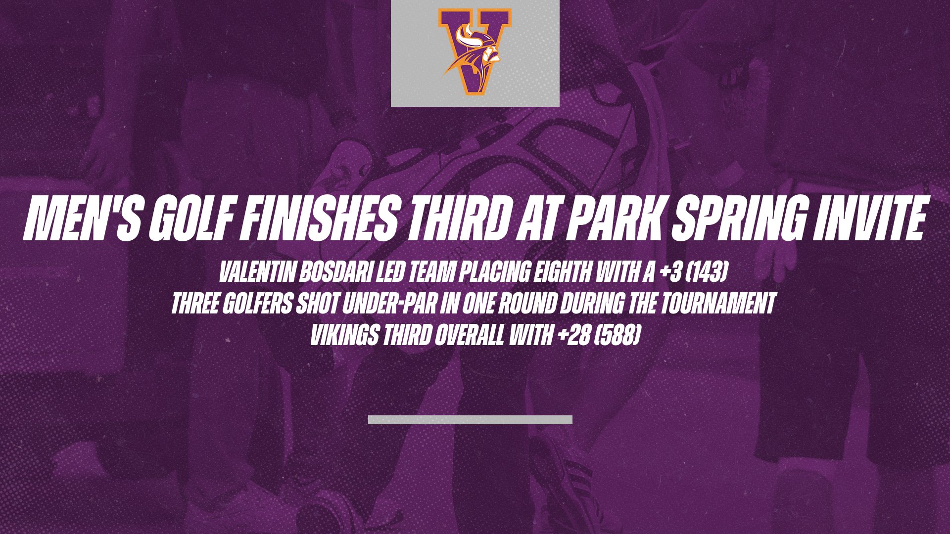 Men's Golf Competes at Park Spring Invite