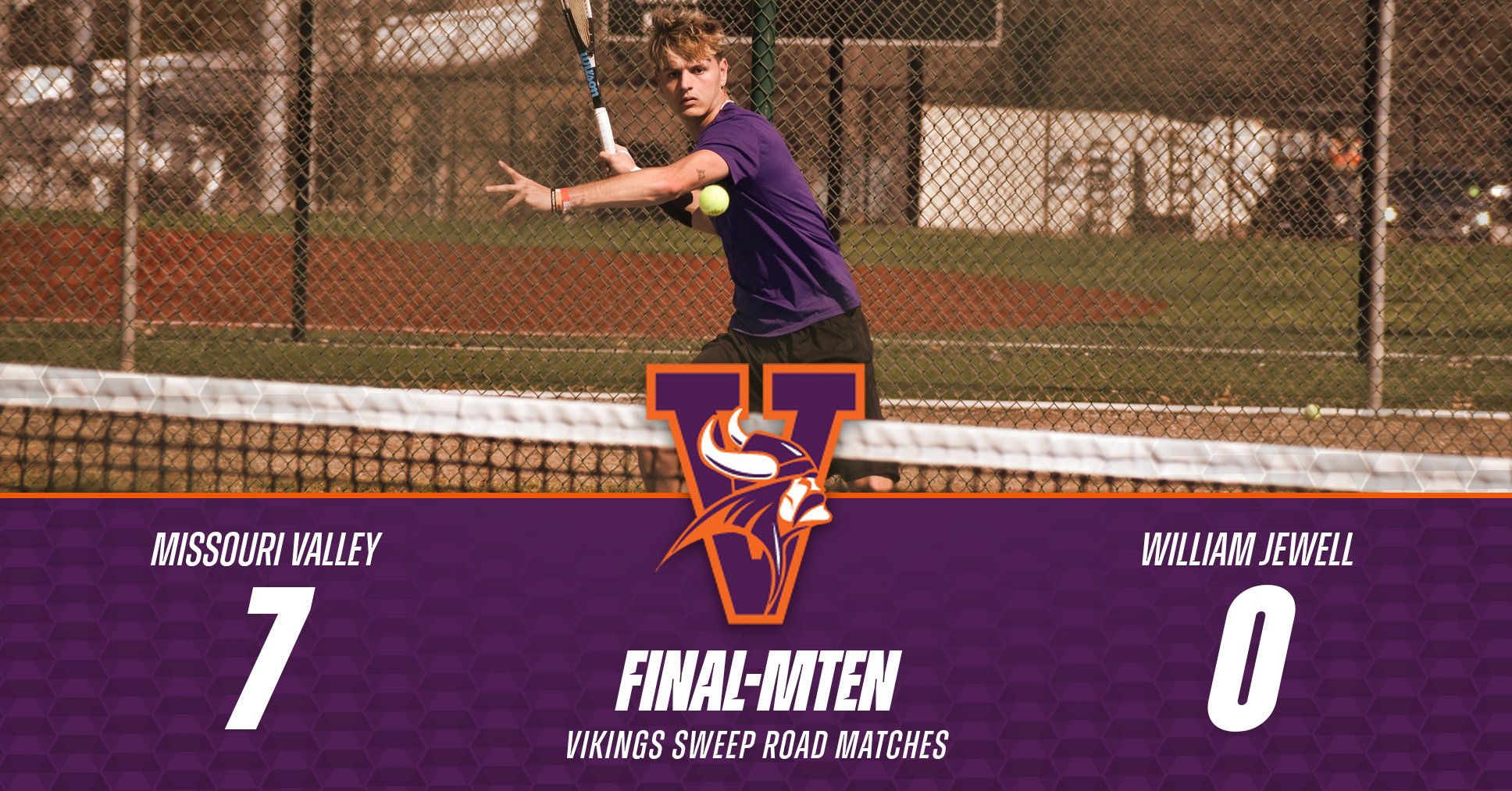 Men's Tennis Sweeps Past William Jewell in Road Matches