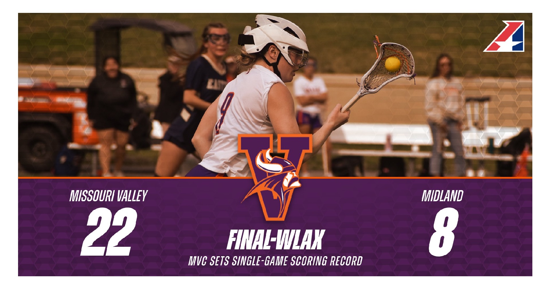 Women's Lacrosse Sets Program Record in Win at Midland